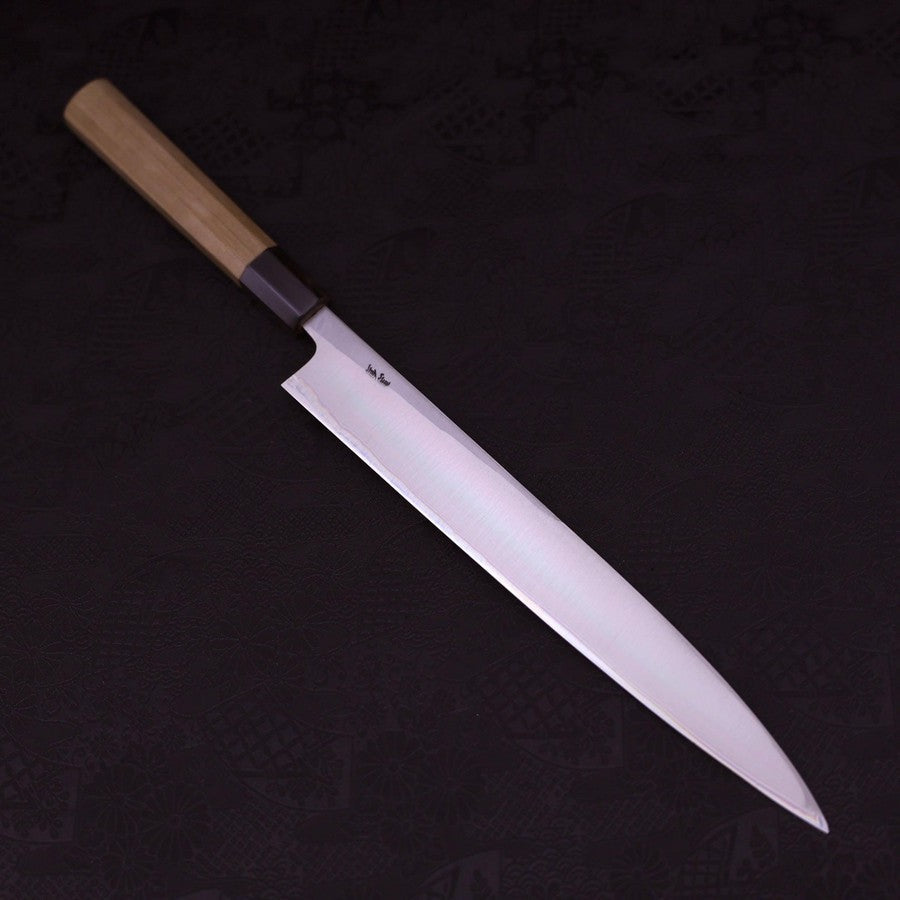 柳刃 左利き用 白紙 1号 水牛朴柄 270mm – MUSASHI