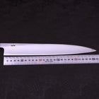 Yanagiba Left Hand White Steel #1 Buffalo Magnolia Handle 270mm (10.6”)-[Musashi]-[Japanese-Kitchen-Knives]