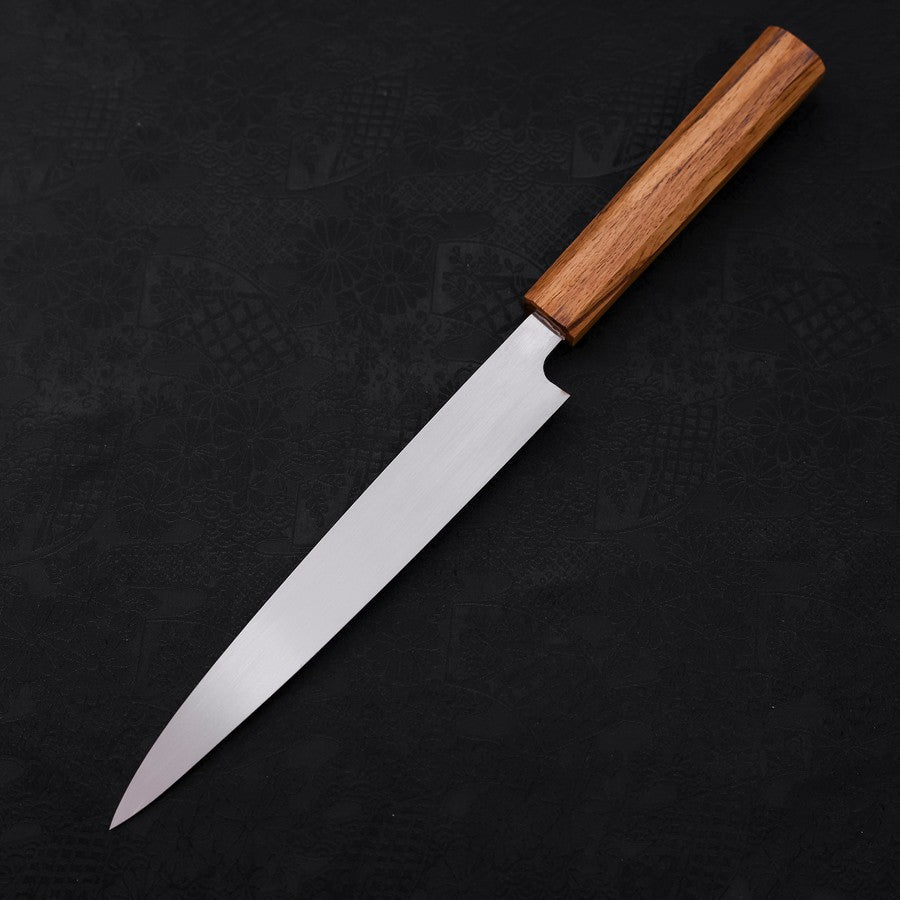 柳刃 片刃 SK鋼 霞 オーク柄 210mm – MUSASHI