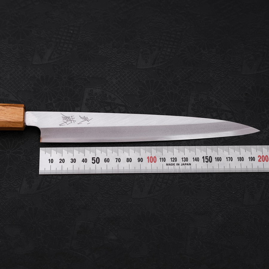 柳刃 片刃 SK鋼 霞 オーク柄 210mm – MUSASHI
