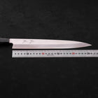 Yanagiba Silver Steel #3 Hon-Kasumi Buffalo Teak Handle 270mm (10.6”)-[Musashi]-[Japanese-Kitchen-Knives]