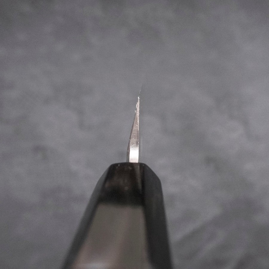 柳刃 片刃 銀紙3号 霞 黒檀水牛柄 210mm – MUSASHI