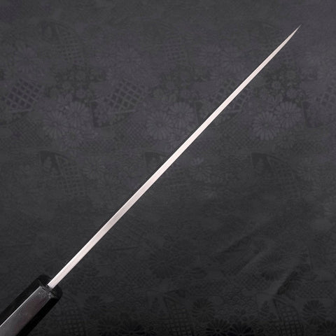 Yanagiba Silver Steel #3 Kasumi Buffalo Ebony Handle 210mm (8.3”)-[Musashi]-[Japanese-Kitchen-Knives]
