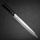 Yanagiba Silver Steel #3 Kasumi Buffalo Ebony Handle 260mm-[Musashi]-[Japanese-Kitchen-Knives]
