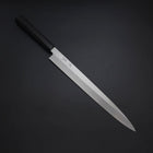 Yanagiba Silver Steel #3 Kasumi Buffalo Ebony Handle 300mm (11.8”)-[Musashi]-[Japanese-Kitchen-Knives]