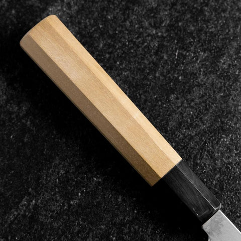Yanagiba Silver Steel #3 Kasumi Buffalo Magnolia Handle 210mm-[Musashi]-[Japanese-Kitchen-Knives]