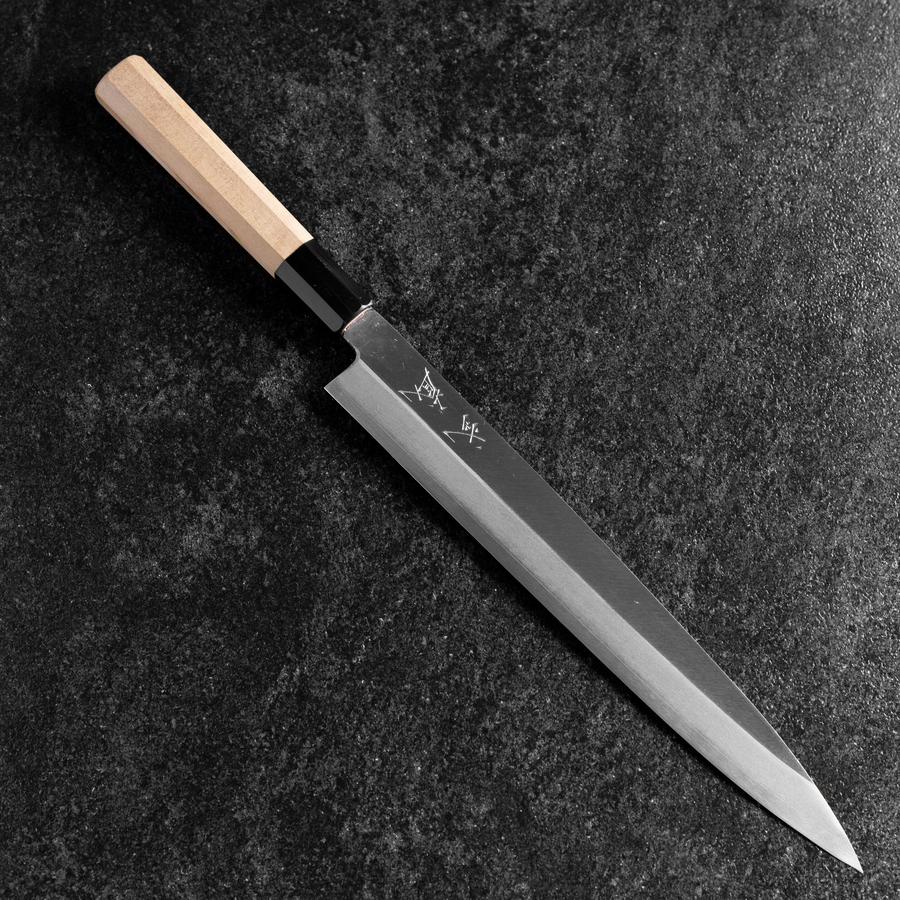 【Moon.Market 】青鋼・槌目　貴志作　柳刃包丁　刺身包丁 刺身包丁 – MUSASHI
