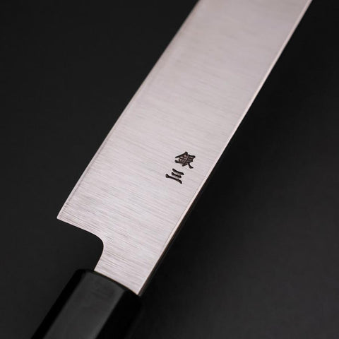Yanagiba Silver Steel #3 Kasumi Buffalo Magnolia Handle 270mm (10.6”)-[Musashi]-[Japanese-Kitchen-Knives]