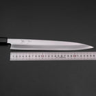 Yanagiba Silver Steel #3 Kasumi Buffalo Magnolia Handle 270mm (10.6”)-[Musashi]-[Japanese-Kitchen-Knives]