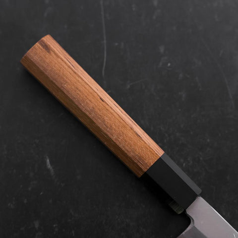 Yanagiba Silver Steel #3 Kasumi Buffalo Teak Handle 200mm (7.9”)-[Musashi]-[Japanese-Kitchen-Knives]