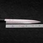 Yanagiba Silver Steel #3 Kasumi Buffalo Teak Handle 270mm (10.6”)-[Musashi]-[Japanese-Kitchen-Knives]