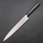 Yanagiba Silver Steel #3 Kasumi Dark Blue Urushi Handle 240mm (9.4”)-[Musashi]-[Japanese-Kitchen-Knives]