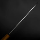 Yanagiba Silver Steel #3 Kasumi Yaki Urushi Handle 205mm (8.1”)-[Musashi]-[Japanese-Kitchen-Knives]