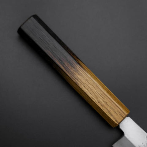 Yanagiba Silver Steel #3 Kasumi Yaki Urushi Handle 205mm (8.1”)-[Musashi]-[Japanese-Kitchen-Knives]