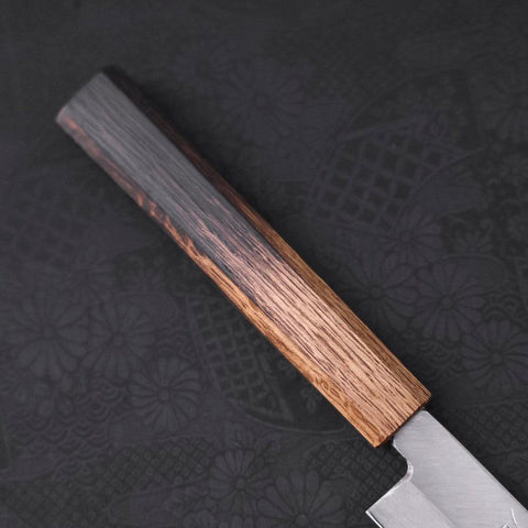 Yanagiba Silver Steel #3 Kasumi Yaki Urushi Handle 240mm (9.4”)-[Musashi]-[Japanese-Kitchen-Knives]