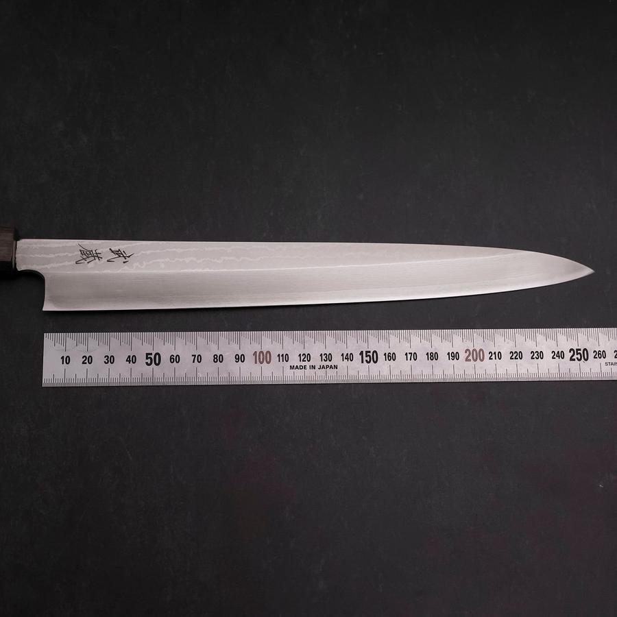 Yanagiba VG-10 Damascus Ashwood Handle 260mm – MUSASHI