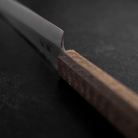 Yanagiba VG-10 Damascus White Urushi Handle 210mm (8.3”)-[Musashi]-[Japanese-Kitchen-Knives]