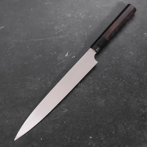 Yanagiba VG-10 Kasumi Buffalo Ebony Handle 240mm (9.4”)-[Musashi]-[Japanese-Kitchen-Knives]