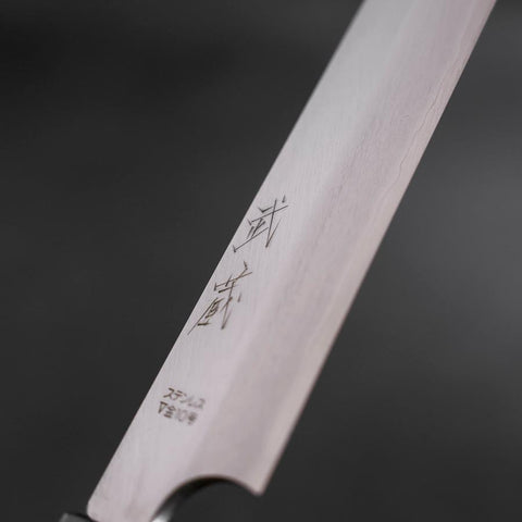 Yanagiba VG-10 Kasumi Buffalo Ebony Handle 240mm (9.4”)-[Musashi]-[Japanese-Kitchen-Knives]