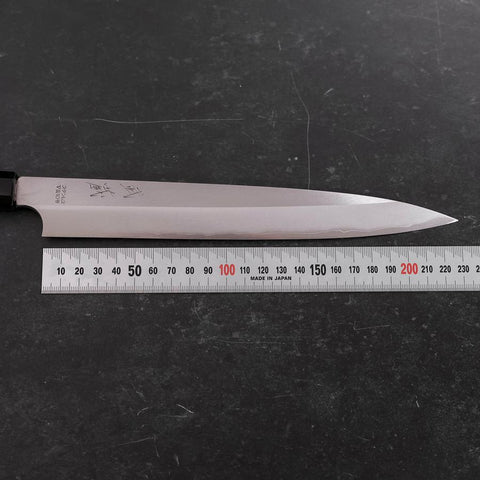 Yanagiba VG-10 Kasumi Buffalo Ebony Handle 240mm (9.4”)-[Musashi]-[Japanese-Kitchen-Knives]