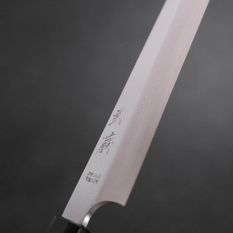 Yanagiba VG-10 Polished Buffalo Ebony Handle 270mm (10.6”)-[Musashi]-[Japanese-Kitchen-Knives]