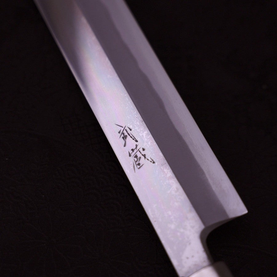 柳刃 白紙1号 黒檀柄 300mm – MUSASHI