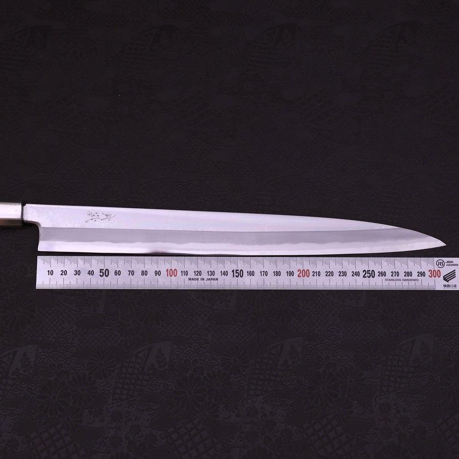 柳刃 白紙1号 黒檀柄 300mm – MUSASHI