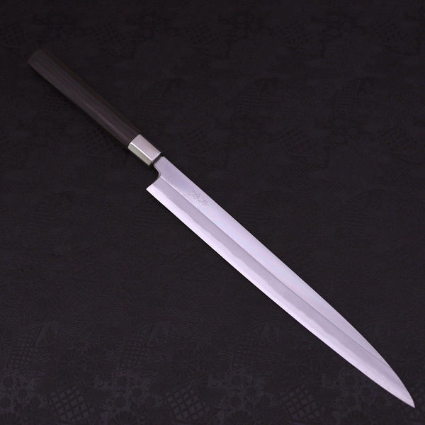 柳刃 白紙1号 黒檀柄 300mm – MUSASHI