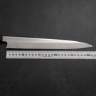 Yanagiba White Steel #2 Honyaki Buffalo Ebony Handle 270mm (10.6”)-[Musashi]-[Japanese-Kitchen-Knives]