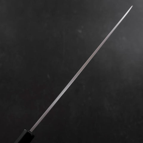Yanagiba White Steel #2 Kasumi Buffalo Ebony Handle 270mm (10.6”)-[Musashi]-[Japanese-Kitchen-Knives]