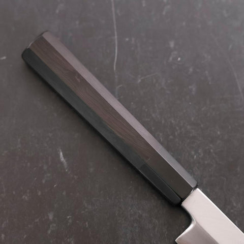 Yanagiba White Steel #2 Kasumi Buffalo Ebony Handle 270mm (10.6”)-[Musashi]-[Japanese-Kitchen-Knives]