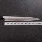 Yanagiba White Steel #2 Kasumi Buffalo Ebony Handle 270mm (10.6”)-[Musashi]-[Japanese-Kitchen-Knives]