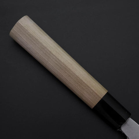 Yanagiba White Steel #2 Kasumi Buffalo Magnolia Handle 270mm (10.6”)-[Musashi]-[Japanese-Kitchen-Knives]