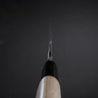 Yanagiba White Steel #2 Kasumi Cherry Handle 200mm (7.9”)-[Musashi]-[Japanese-Kitchen-Knives]