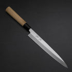 Yanagiba White Steel #2 Kasumi Cherry Handle 200mm-[Musashi]-[Japanese-Kitchen-Knives]