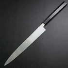 Yanagiba White Steel #2 Kasumi Chokin Dragon Buffalo Ebony Handle 240mm-[Musashi]-[Japanese-Kitchen-Knives]