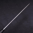 Yanagiba White Steel #2 Kasumi Chokin Sakura-Fuji Buffalo Ebony Handle 270mm (10.6”)-[Musashi]-[Japanese-Kitchen-Knives]