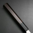 Yanagiba White Steel #2 Kasumi Silver Dragon Buffalo Ebony Handle 240mm (9.4”)-[Musashi]-[Japanese-Kitchen-Knives]
