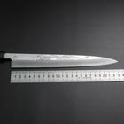 Yanagiba White Steel #2 Kasumi Silver Dragon Buffalo Ebony Handle 240mm-[Musashi]-[Japanese-Kitchen-Knives]