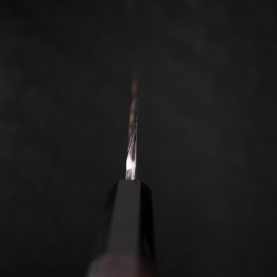 柳刃 白紙2号 霞 彫金 桜富士 黒檀水牛柄 240mm – MUSASHI