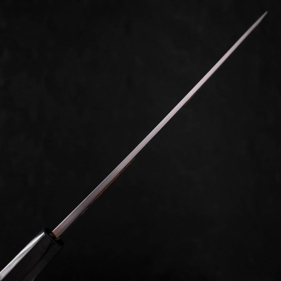 柳刃 白紙2号 霞 彫金 桜富士 黒檀水牛柄 240mm – MUSASHI