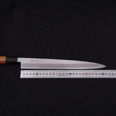 Yanagiba White steel #2 Kasumi Ichii Buffalo Handle 270mm-White steel #2-Kasumi-Japanese Handle-[Musashi]-[Japanese-Kitchen-Knives]