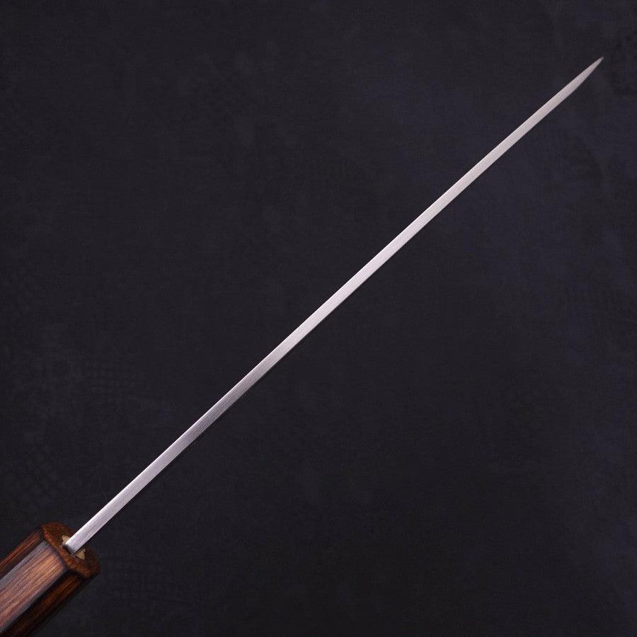 Yanagiba White steel #2 Kasumi Sumi Urushi Handle 210mm-White steel #2-Kasumi-Japanese Handle-[Musashi]-[Japanese-Kitchen-Knives]