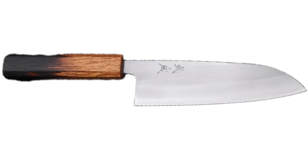 柳刃 片刃 AUS-10 磨き 黒檀 柄 240mm – MUSASHI 柳刃 片刃 AUS-10 磨き 黒檀 柄 240mm – MUSASHI