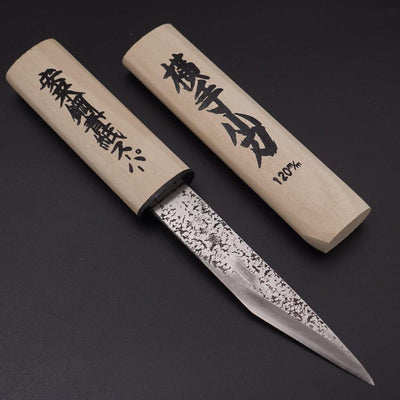 Grafted Cutting Knife Aogami-super 120mm Pointed-[Musashi]-[Japanese-Kitchen-Knives]