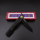 Higonokami Aogami 100mm All Black (3.9”)-[Musashi]-[Japanese-Kitchen-Knives]