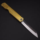Higonokami Aogami 100mm Gold Bright (3.9”)-[Musashi]-[Japanese-Kitchen-Knives]