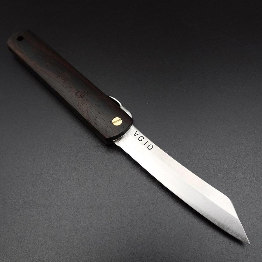 肥後守 VG-10 黒檀鞘 100mm – MUSASHI