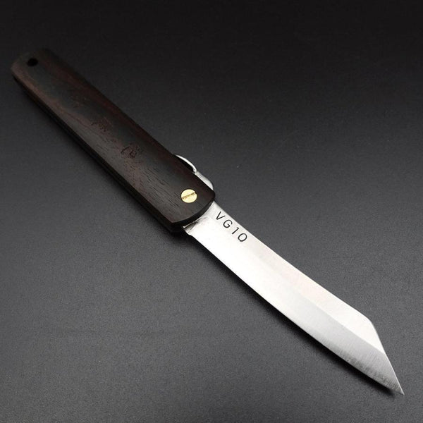 肥後守 VG-10 黒檀鞘 100mm – MUSASHI