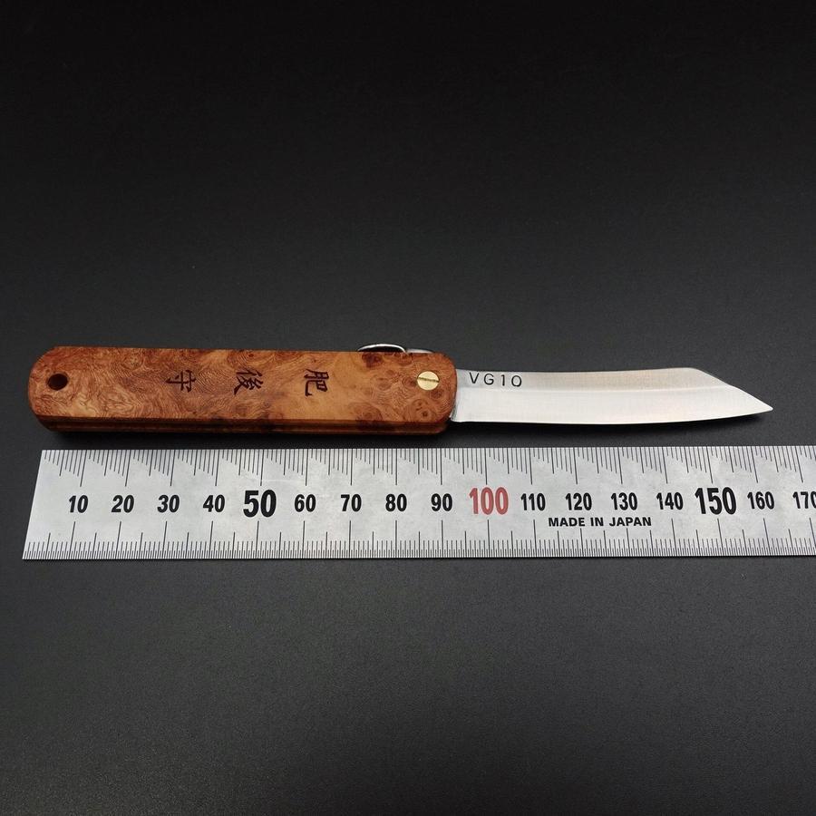 肥後守 VG-10 カリン鞘 100mm – MUSASHI
